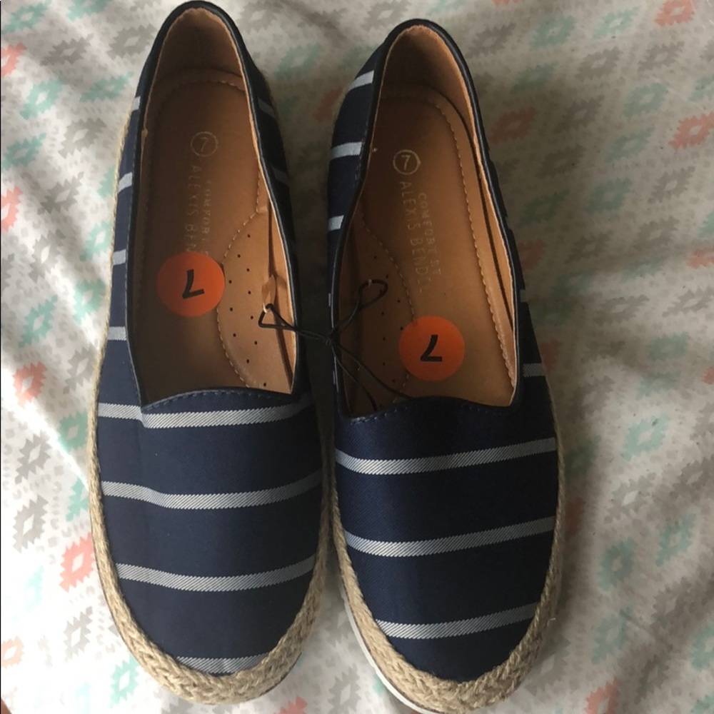 Striped nautical shoes!
